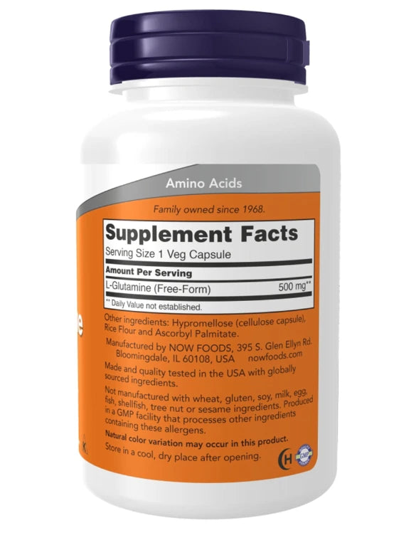 L-GLUTAMINE 500 MG.