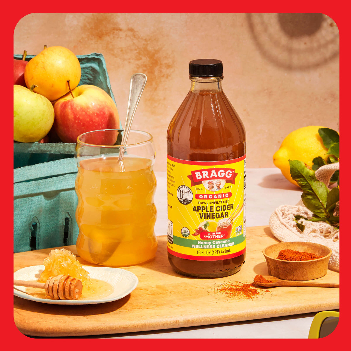 Limpieza con vinagre de sidra de manzana 16 oz