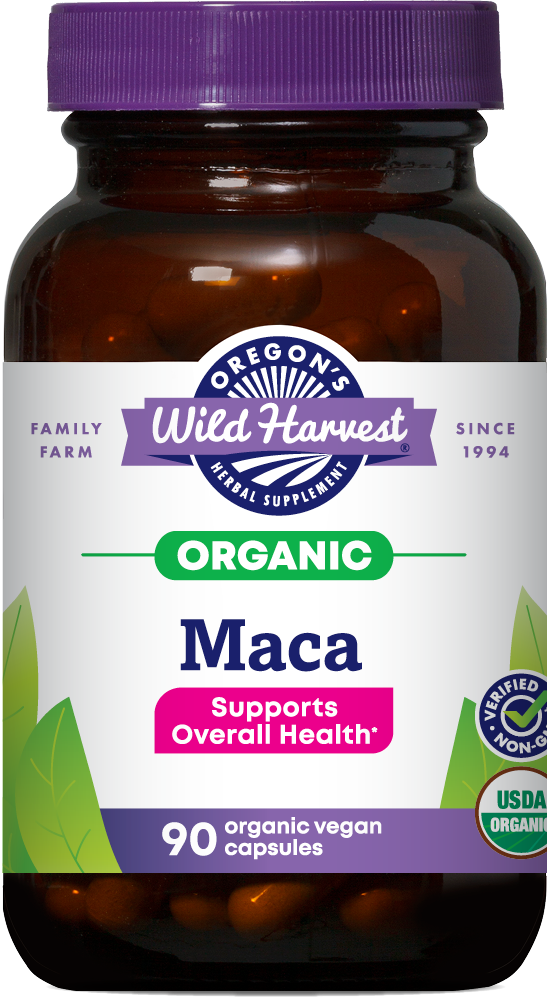 CÁPSULAS ORGÁNICAS DE MACA