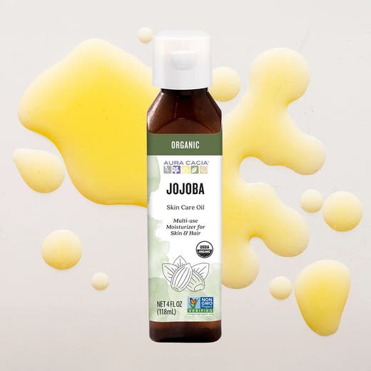 Aceite orgánico para el cuidado de la piel de jojoba 4 fl. onz.
