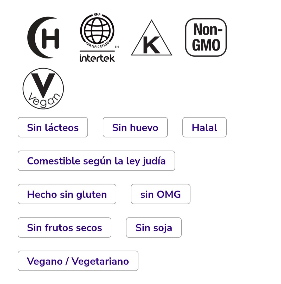 Cápsulas vegetales de Dopa Mucuna