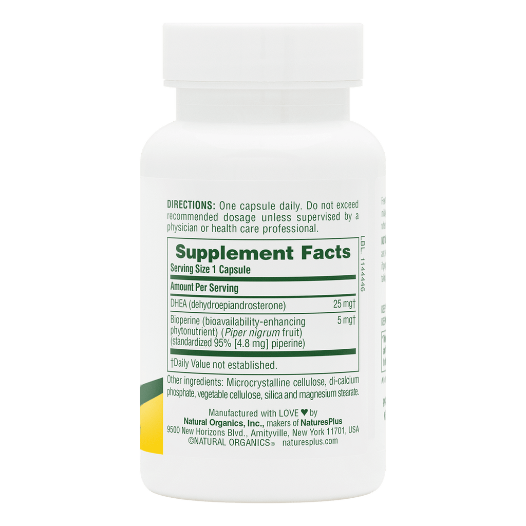 Cápsulas de DHEA-25
60 unidades
