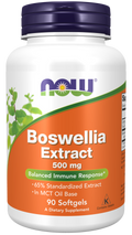 Cápsulas blandas de extracto de Boswellia de 500 mg