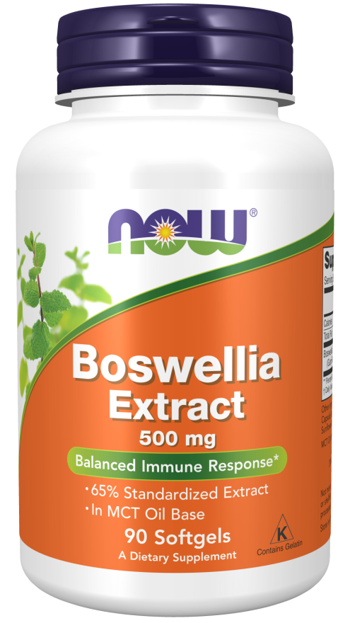 Cápsulas blandas de extracto de Boswellia de 500 mg