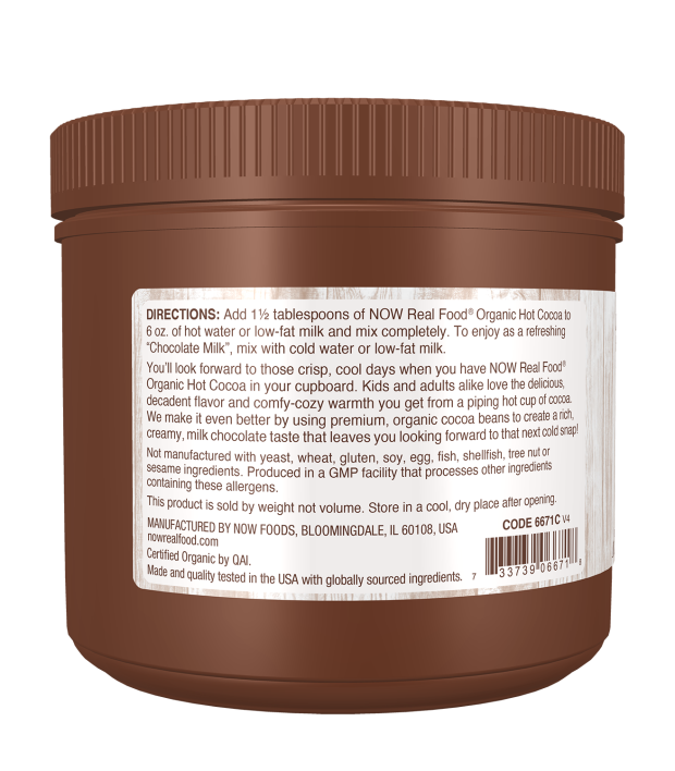 Chocolate caliente orgánico