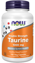 Cápsulas vegetales de taurina de doble potencia de 1000 mg