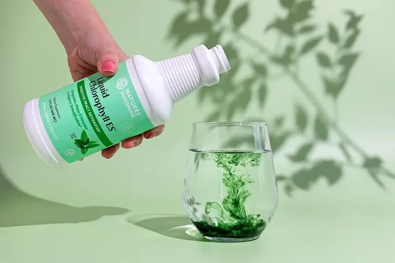 Clorofila líquida extrafuerte para la salud intestinal 16 oz