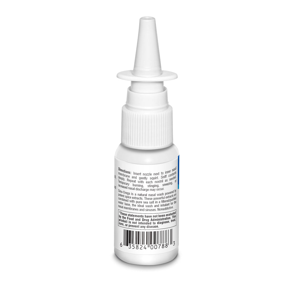 SinuOrega - Lavado nasal no adictivo - Botella de 1 oz