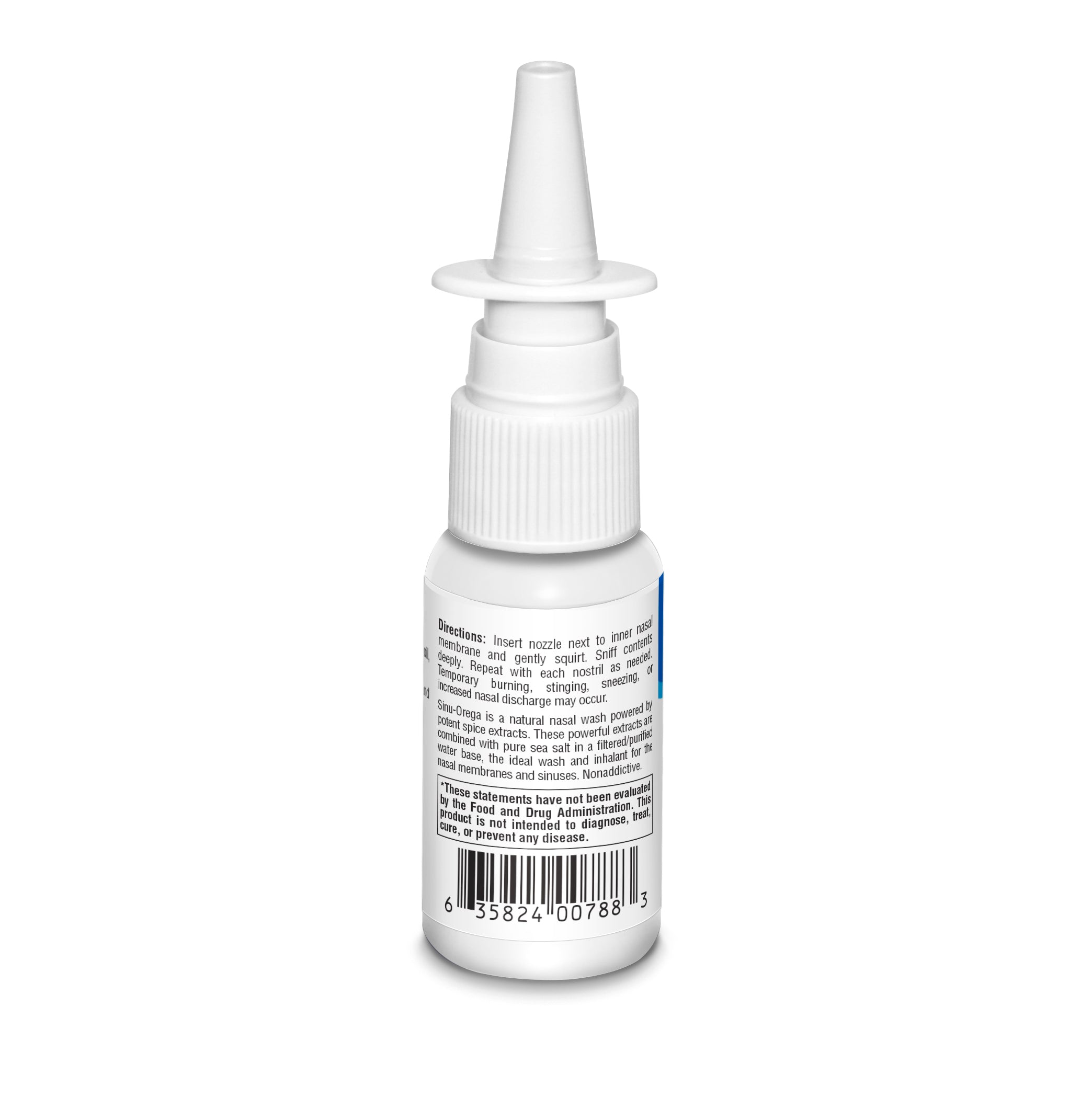 SinuOrega - Lavado nasal no adictivo - Botella de 1 oz