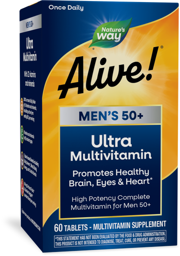 ALIVE ULTRA MULTIVITAMÍNICO PARA HOMBRES MAYORES DE 50 AÑOS