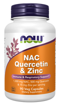 Cápsulas vegetales de quercetina y zinc NAC