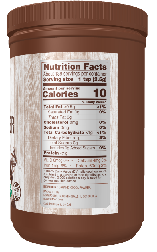 Cacao en polvo orgánico