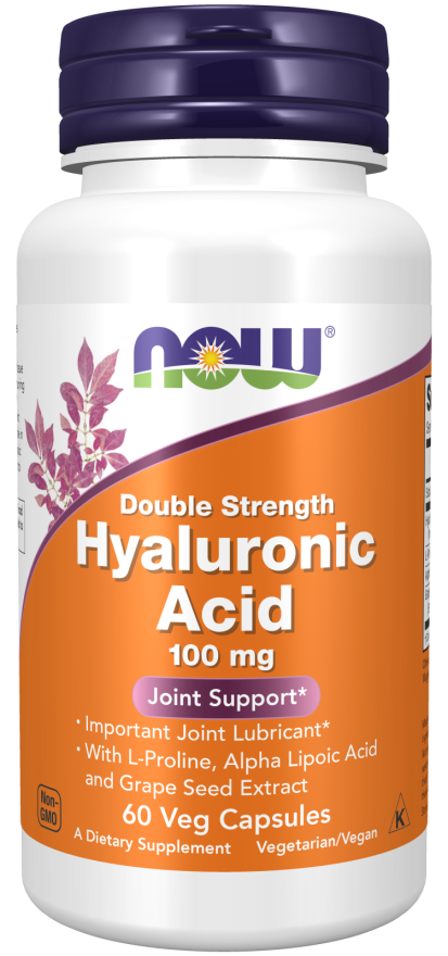 Cápsulas vegetales de ácido hialurónico de doble potencia (100 mg)