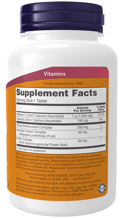 Complejo de vitamina C-1000, comprimidos tamponados