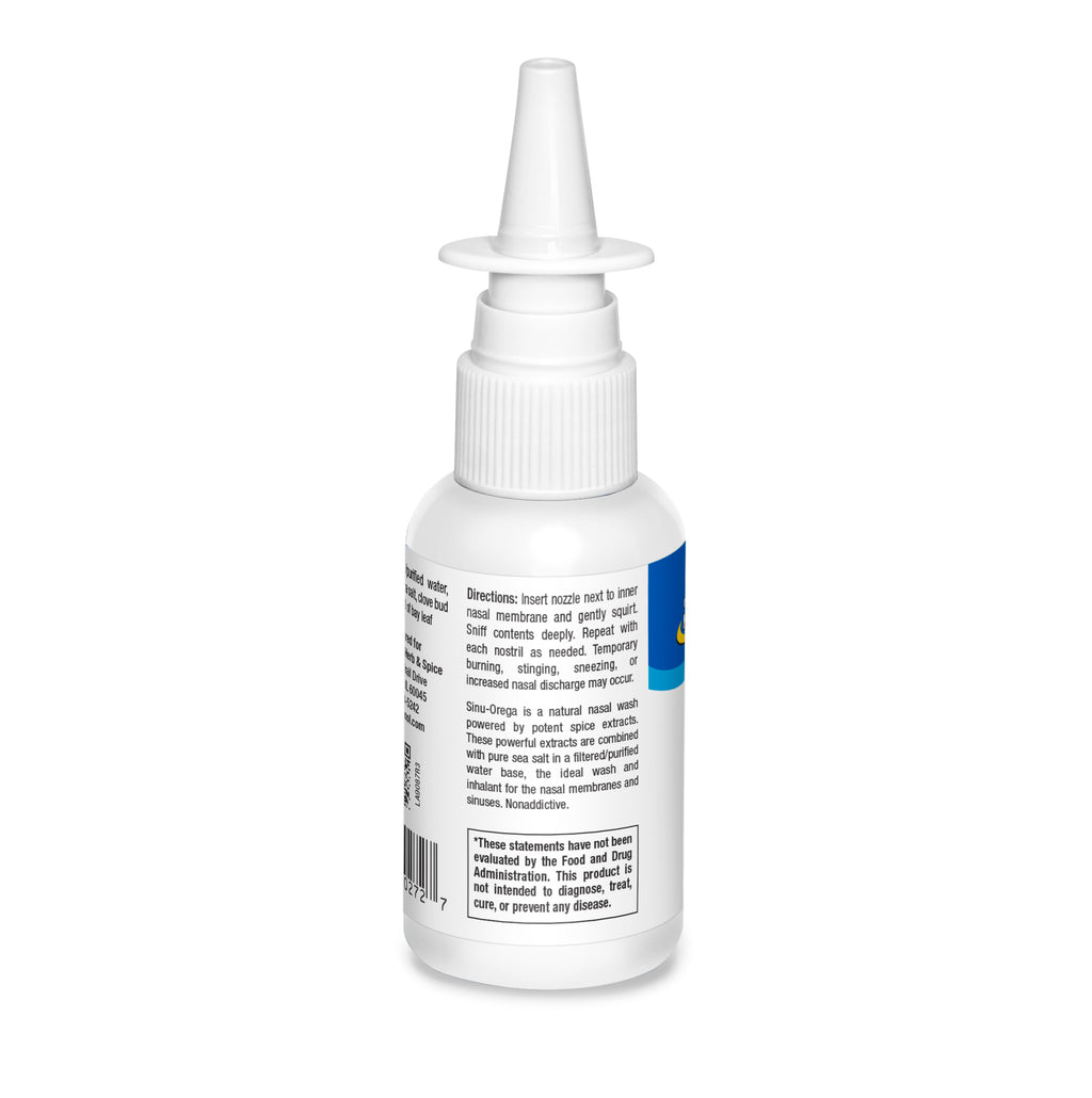 SinuOrega Lavado nasal no adictivo - Botella de 56 ml