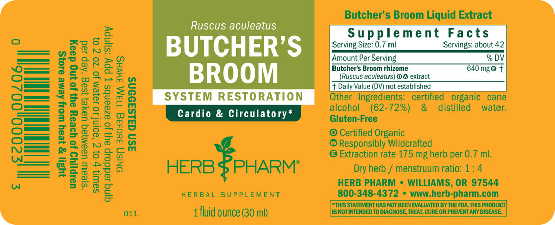Butcher's Broom orgánico