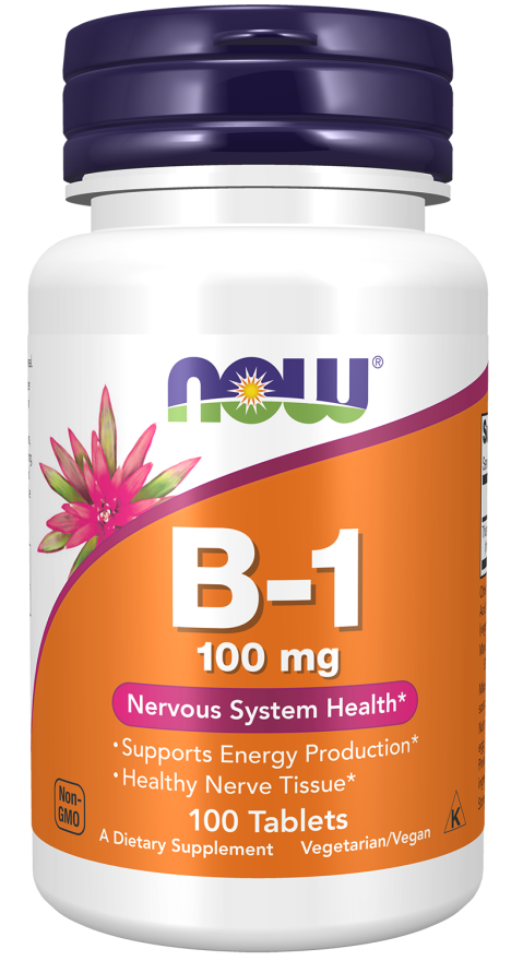 Comprimidos de vitamina B-1 de 100 mg