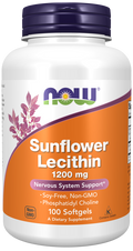 Cápsulas blandas de lecitina de girasol de 1200 mg