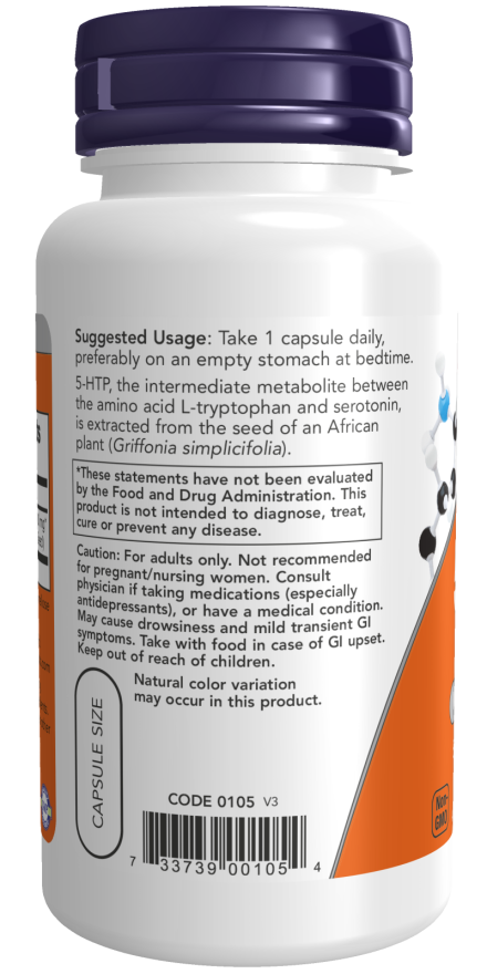 Cápsula vegetal de 5-HTP 100 mg