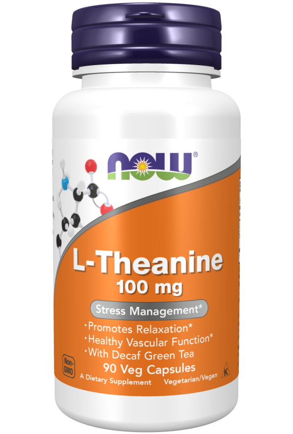 Cápsulas vegetales de L-teanina de 100 mg