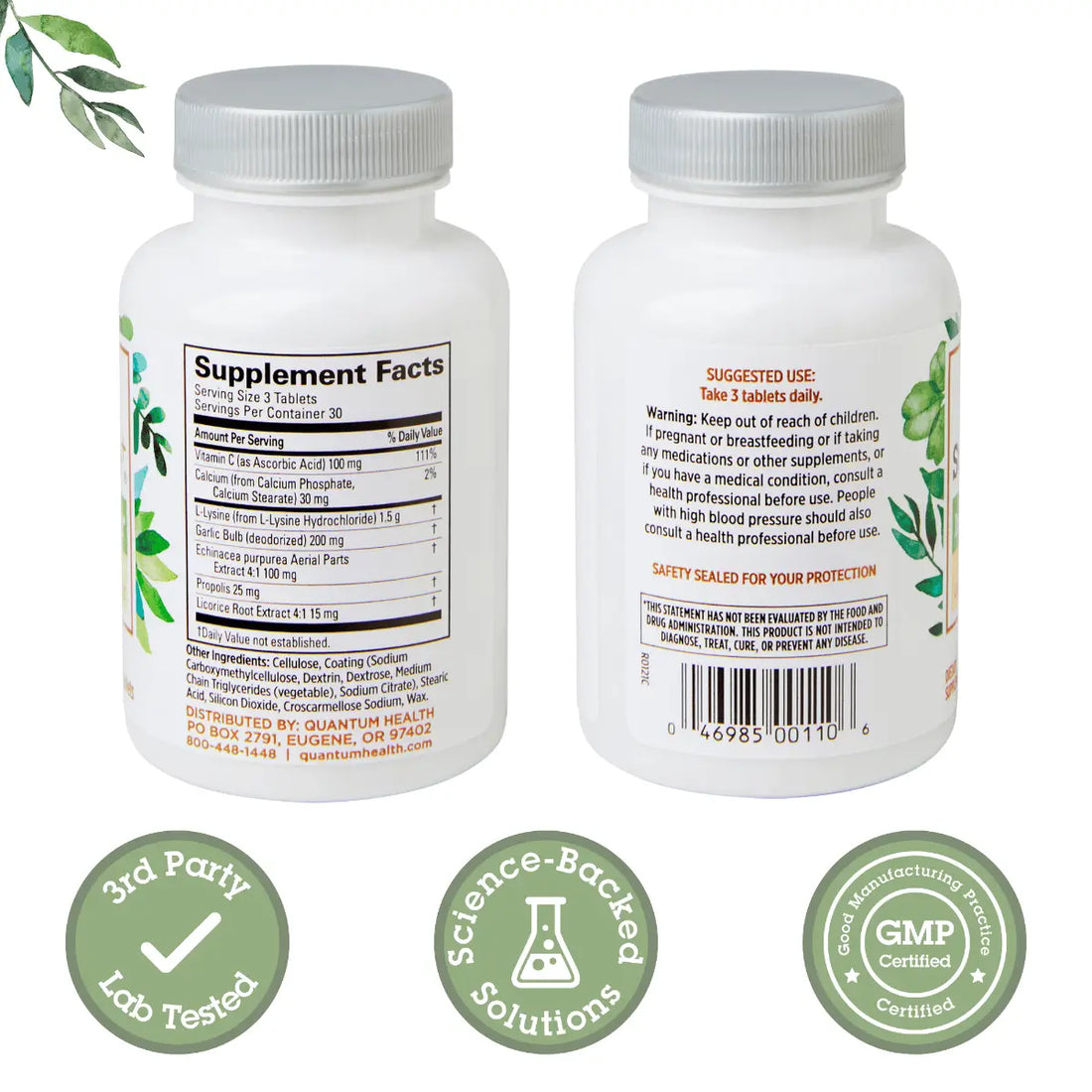 SuperLysine+® Advanced Lysine Supplement 180 Tablets