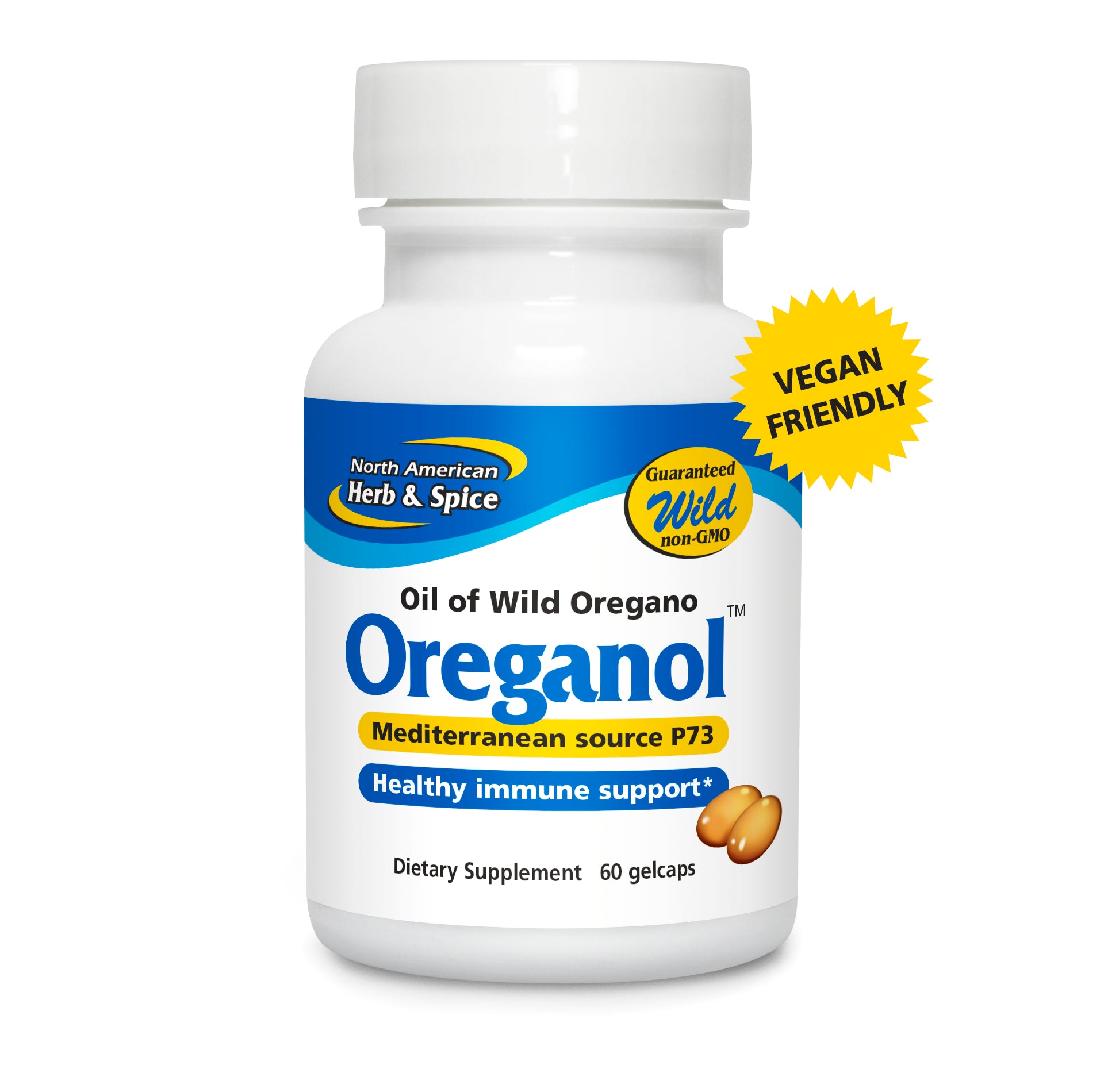 Cápsulas de gel Oreganol P73 - Aceite de orégano de uso diario