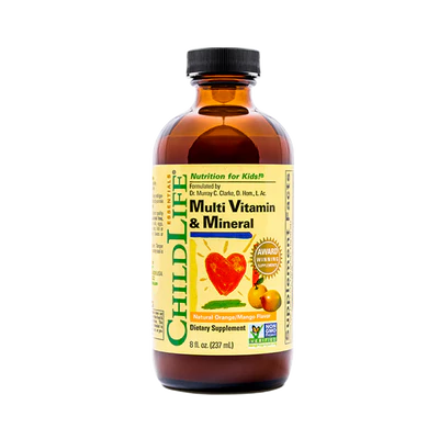 Multivitaminas y minerales para niños