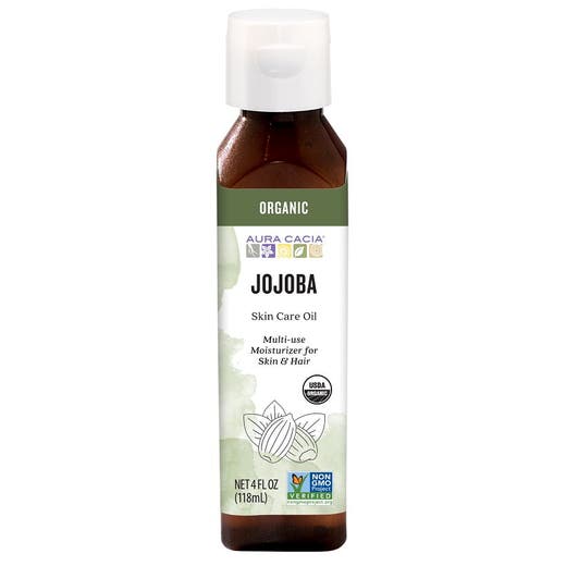 Aceite orgánico para el cuidado de la piel de jojoba 4 fl. onz.