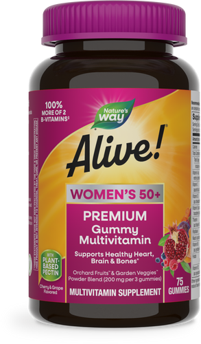 SUPLEMENTO MULTIVITAMÍNICO PARA MUJERES DESPUÉS DE LOS 50 AÑOS EN GOMITAS