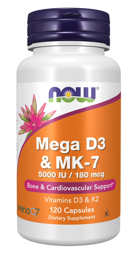 Cápsulas Mega D3 y MK-7 (90 cápsulas)