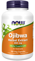 Extracto de hierbas de ojibwa, cápsulas vegetales de 450 mg