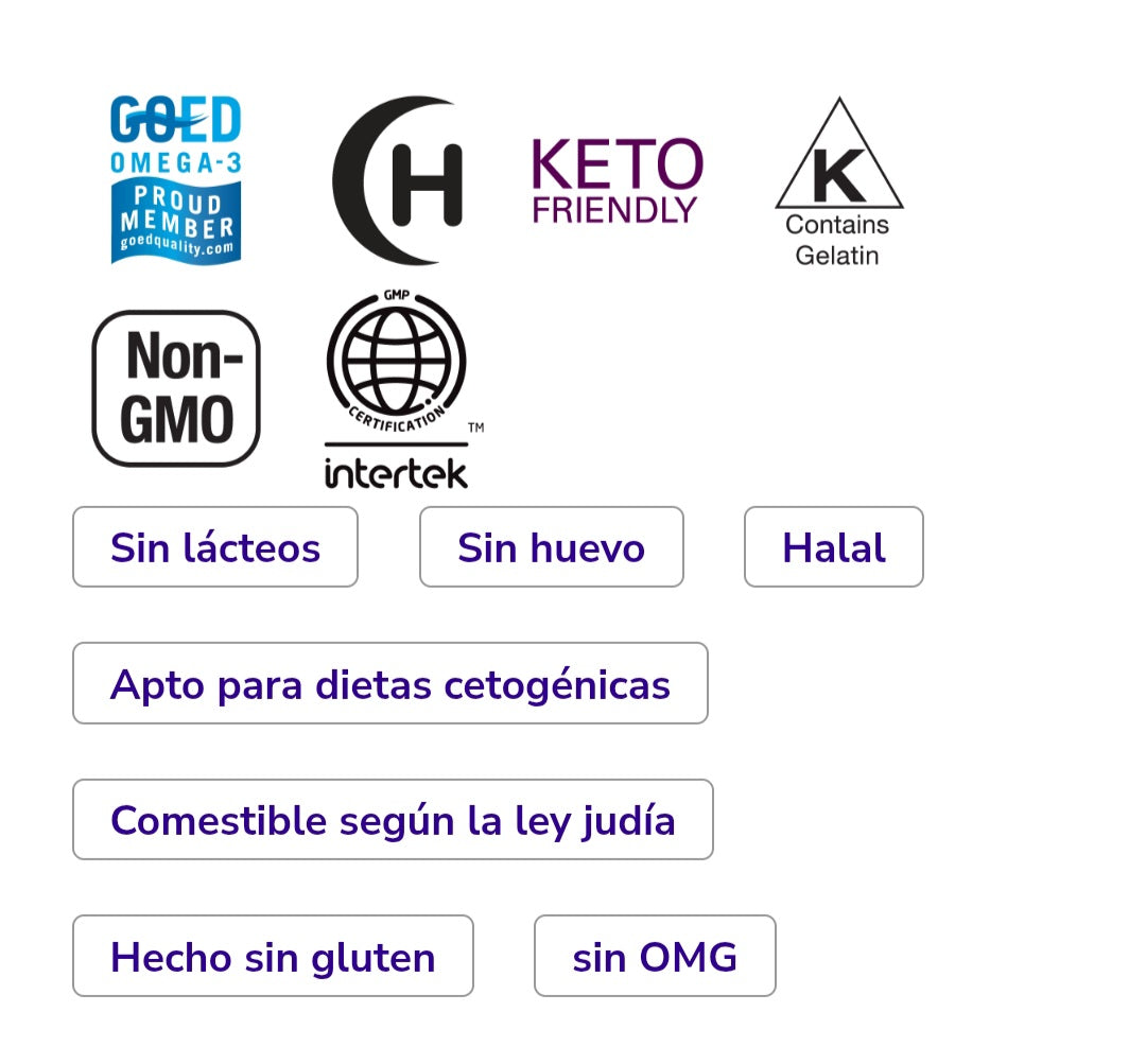 Cápsulas blandas de aceite de pescado Ultra Omega-3 (gelatina bovina)