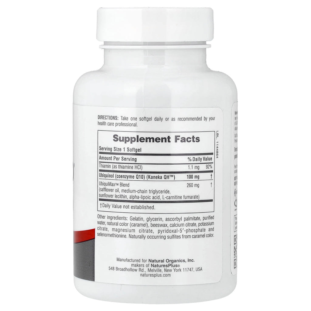 Beyond CoQ10 Ubiquinol®, 100 mg, 60 cápsulas blandas