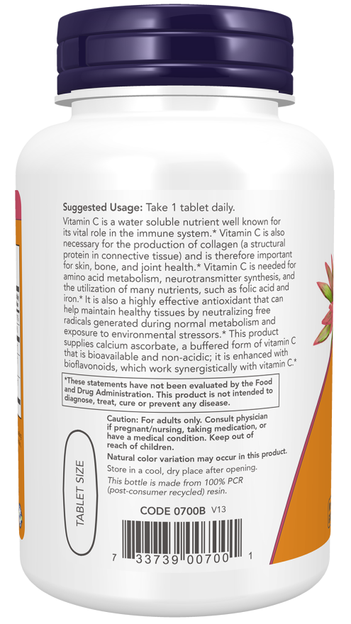 Complejo de vitamina C-1000, comprimidos tamponados