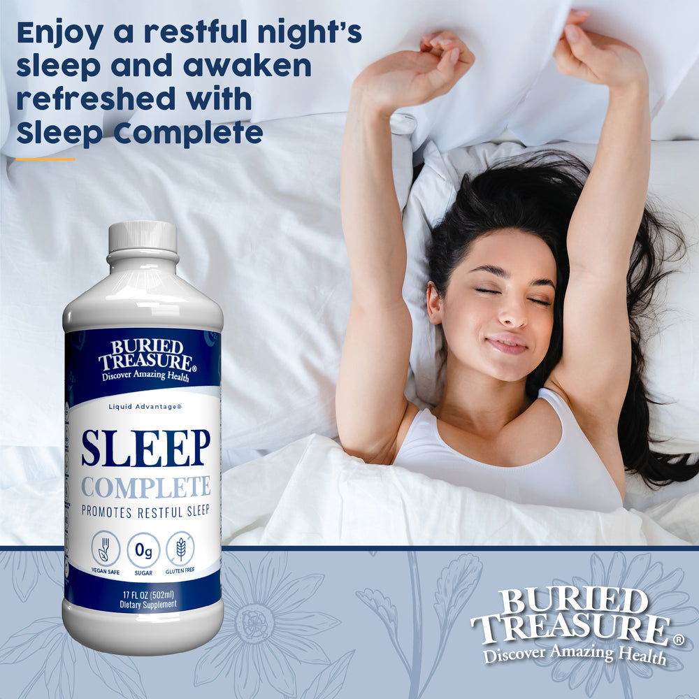 Sleep Complete – Suplemento líquido con melatonina, 0 g de azúcar, 16 raciones