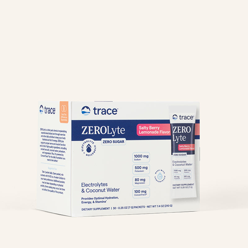 ELECTROLITOS Paquetes de sobres ZeroLyte (Salty berry lemonade flavor)