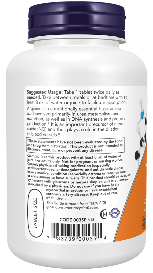 Comprimidos de L-arginina de doble potencia de 1000 mg