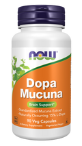 Cápsulas vegetales de Dopa Mucuna