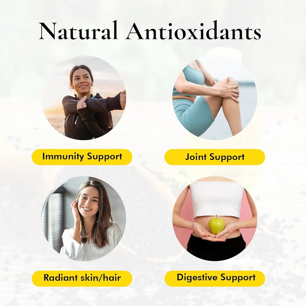 Aceite de semilla negra pura – 100% puro Nigella sativa – prensado en frío – vegano – sin OMG – 16 oz