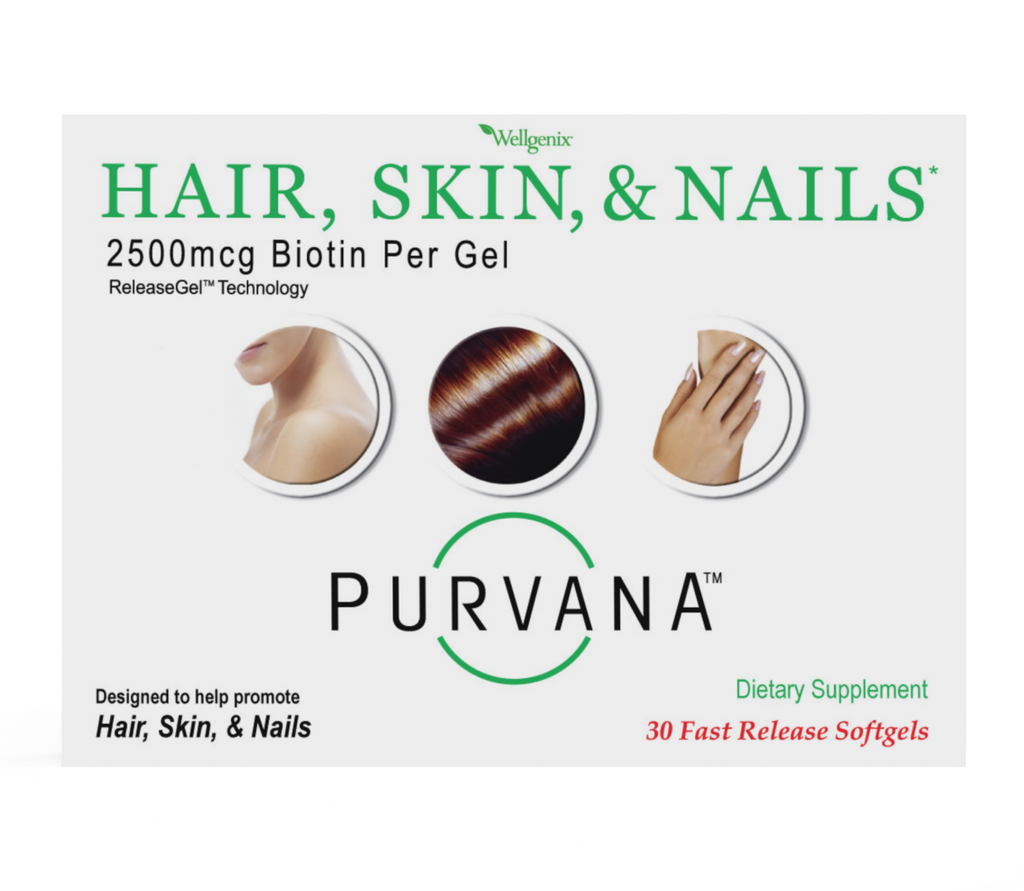 Purvana Cabello, Piel y Uñas 30ct