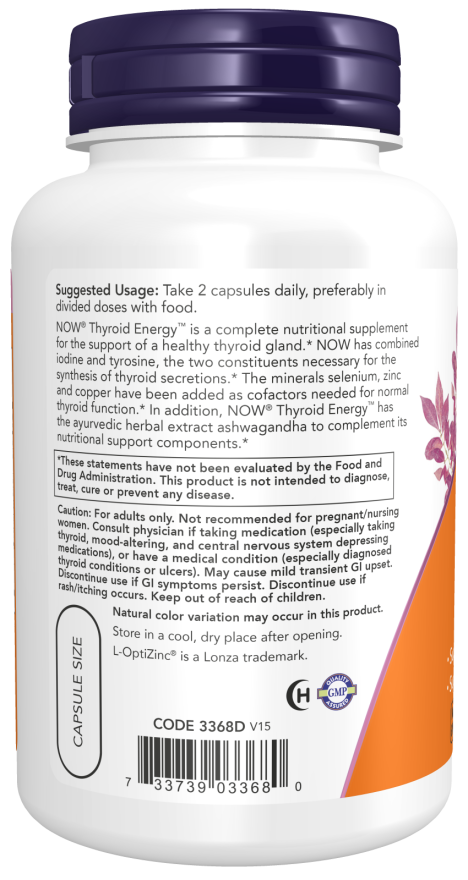 Cápsulas vegetales Thyroid Energy™