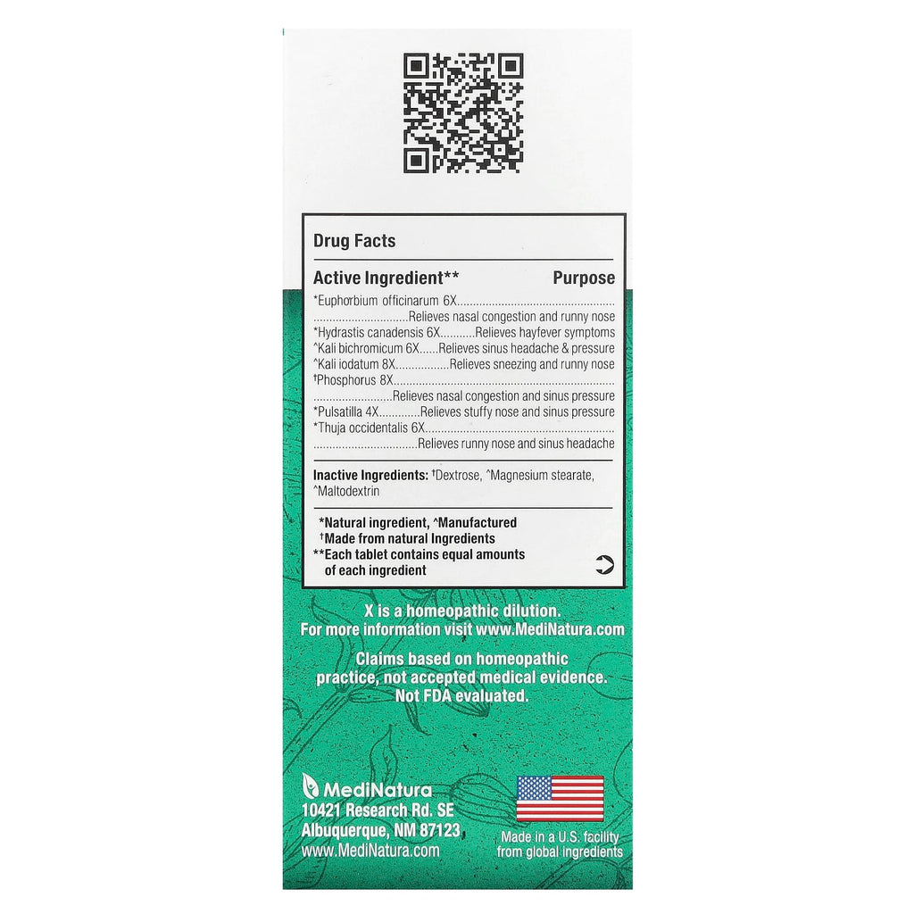 BHI, Sinusitis, 100 comprimidos