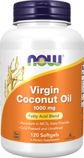 Cápsulas blandas de aceite de coco virgen de 1000 mg