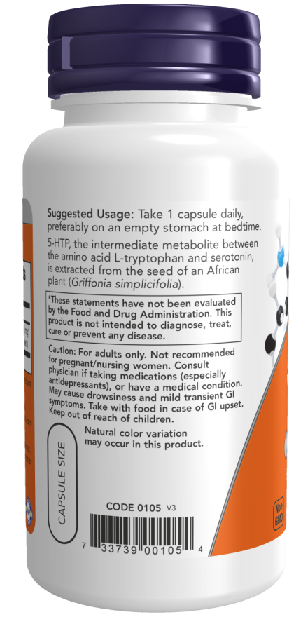 Cápsula vegetal de 5-HTP 100 mg