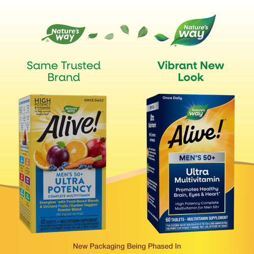 ALIVE ULTRA MULTIVITAMÍNICO PARA HOMBRES MAYORES DE 50 AÑOS