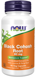 Cápsulas vegetales de raíz de cimicífuga negra de 80 mg