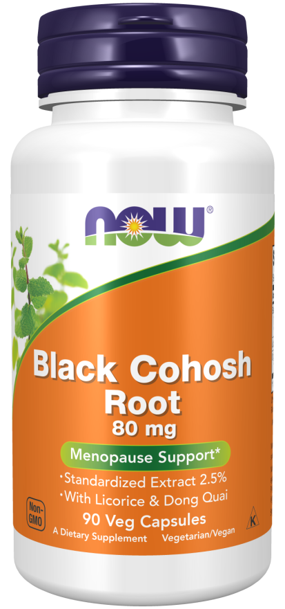 Cápsulas vegetales de raíz de cimicífuga negra de 80 mg