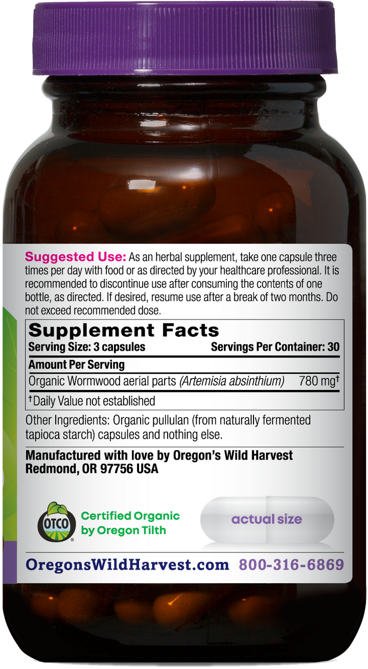 CÁPSULAS DE AJENJO (WORMWOOD)
