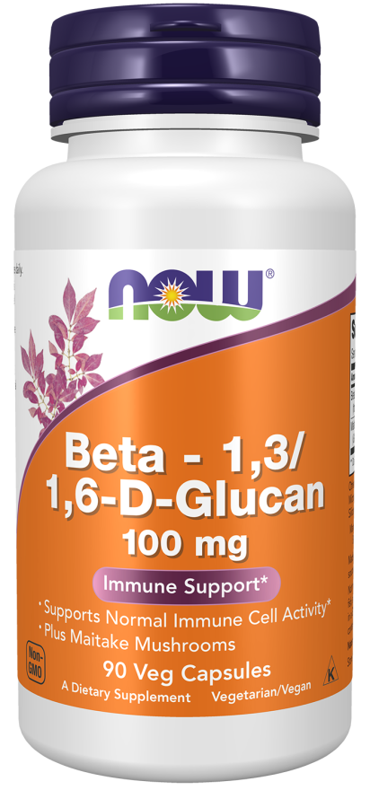 Cápsulas vegetales de beta-1,3/1,6-D-glucano de 100 mg