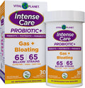 Probiótico para gases e hinchazón Intense Care - Conservable, 30 unidades
